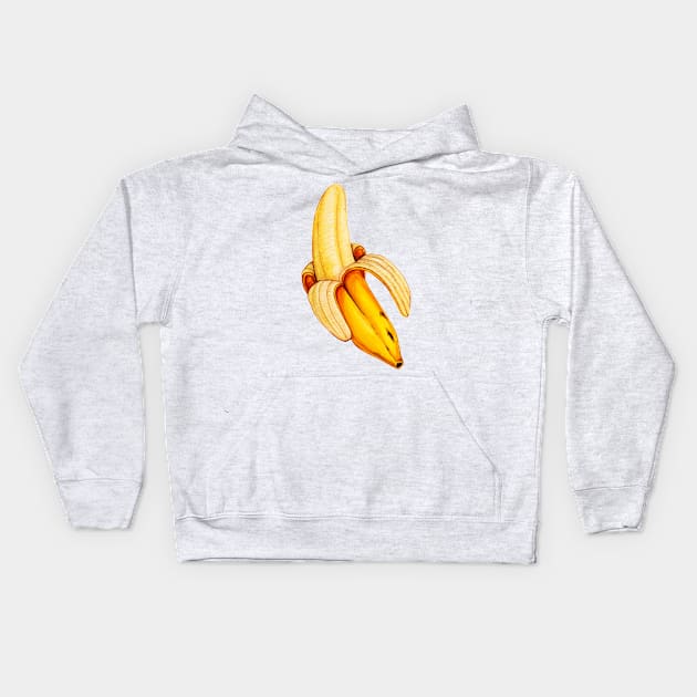 Banana Kids Hoodie by KellyGilleran